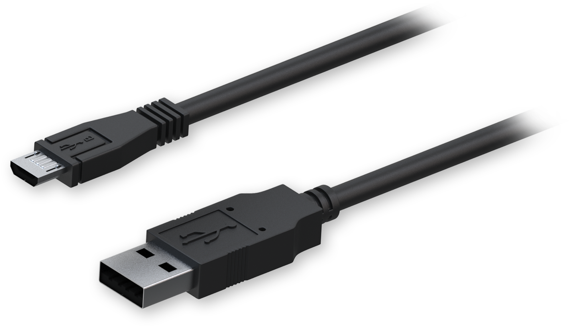 Teltonika PR2US08M USB cable USB 2.0 0.8 m USB A Micro-USB B Black