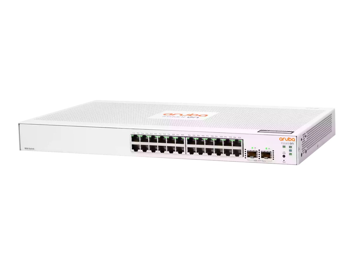 HPE Aruba Networking Networking Instant On Switch 24p Gigabit 2p SFP 1830