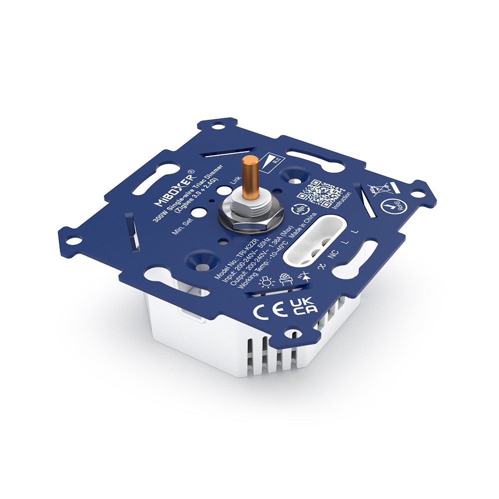 MiBoxer TRI-K2ZR Triac Dimmer Zigbee 3.0 + 2,4 GHz ohne Neutralleiter