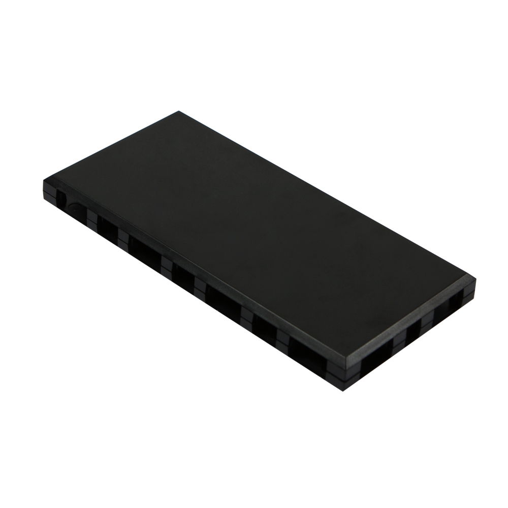 ALLNET Brick’R’knowledge Kunststoffschale 4x2 schwarz oben und unten 10er Pack