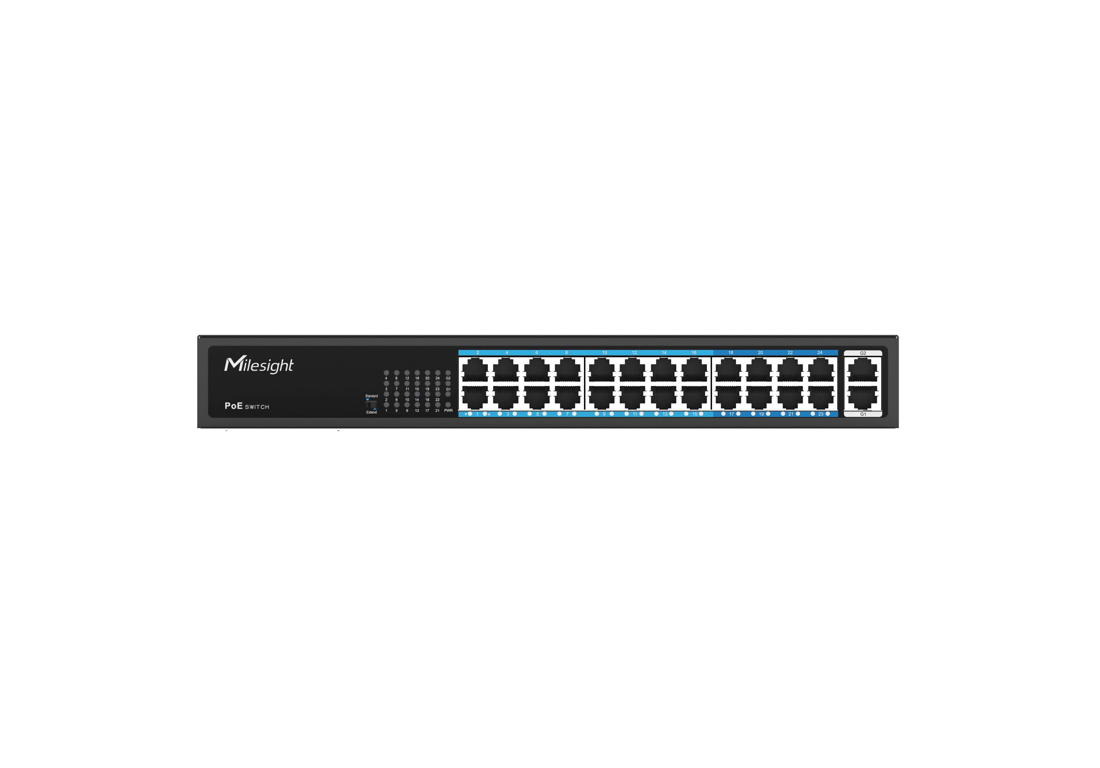 Milesight IoT Milesight 24-Port PoE Switch, MS-S0224-GL