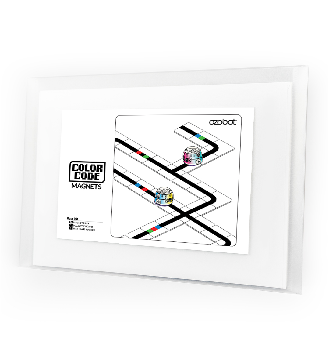 Ozobot MINT Basis Set Magnetische Farbcode Kacheln "Color Code Magnets Base Kit
