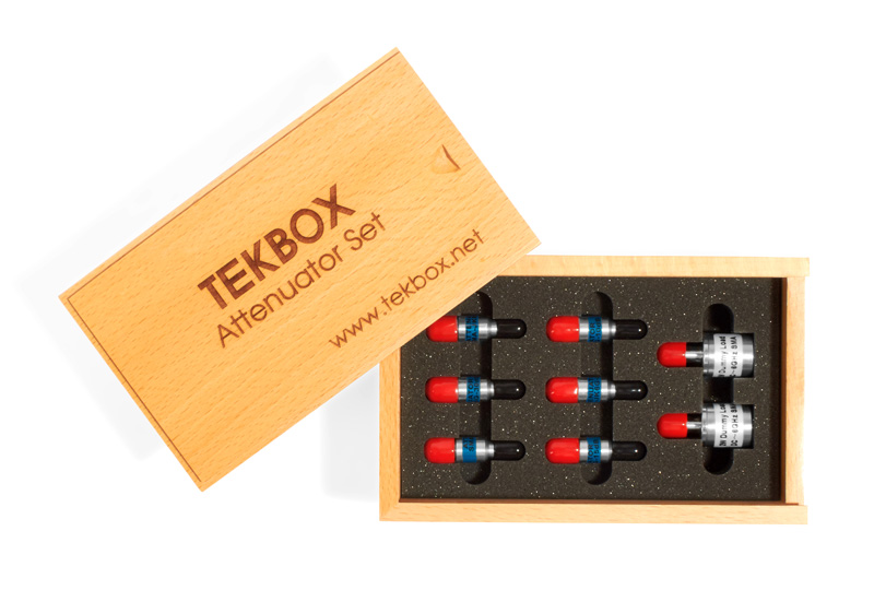 Tekbox TBAS2 / Abschwächer-Set Typ SMA inkl. 2 x 50 Ohm Terminatoren, 1W Tekbox TBAS2 / Abschwächer-Set Typ SMA inkl. 2 x 50 Ohm Terminatoren, 1W