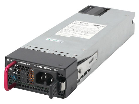 HPE Networking X362 1110W 115-240VAC to 56VDC PoE Power Supply