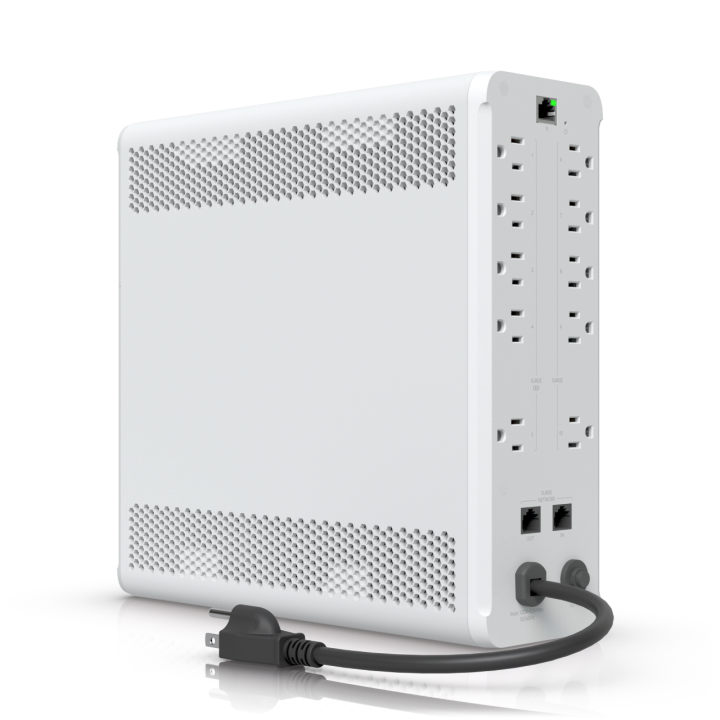 Ubiquiti UniFi UPS Tower • 1,000VA/600W • Line interface • 2x GbE • UPS-Tower