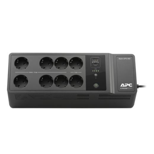 APC USV Back,  850VA,  2,3min. USB Type-C and A charging ports