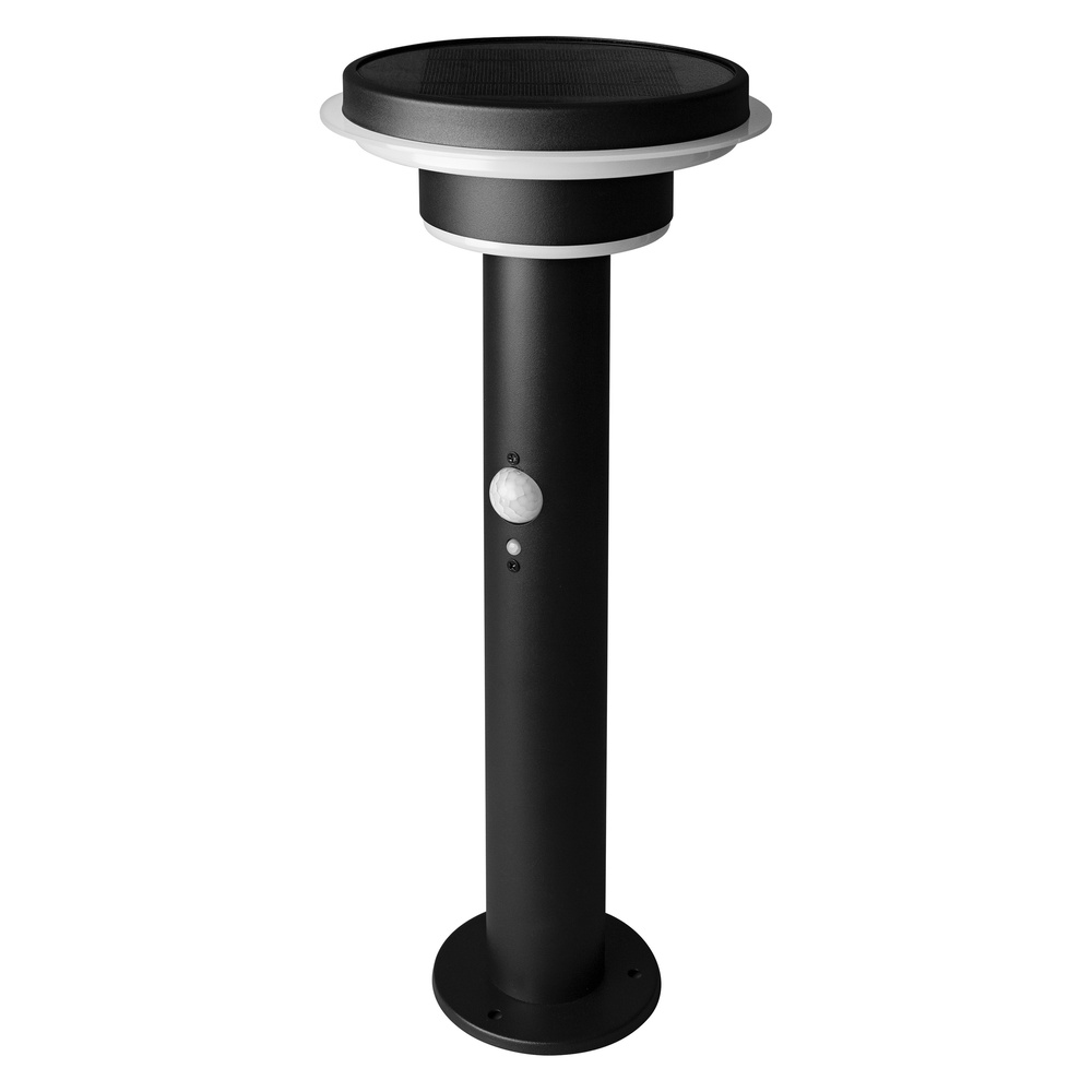 LEDVANCE ENDURA® STYLE SOLAR DOUBLE CIRCLE 40cm Post Sensor Double Circle 6W Black