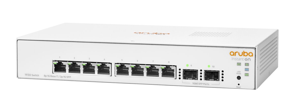 HPE Aruba Networking Networking Instant On Switch 8p Gigabit 2p SFP 1930