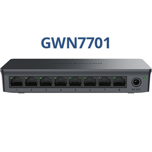Grandstream Networks GWN7701 network switch Unmanaged Gigabit Ethernet (10/100/1000) Black