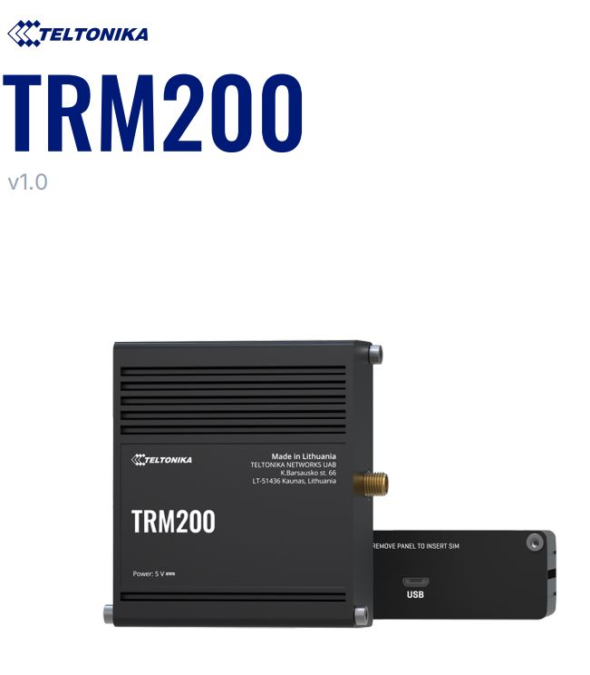 Teltonika TRM200000000 modem 9375 Kbit/s