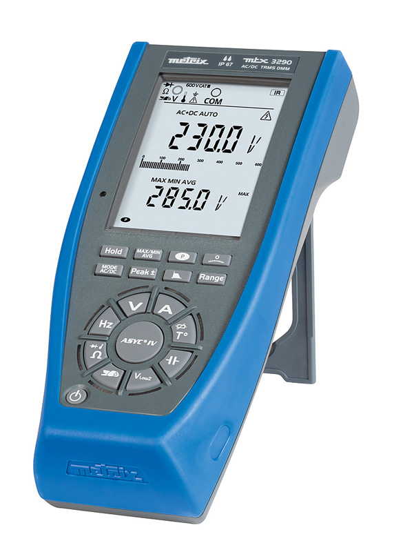 Metrix MTX 3290 / Digitalmultimeter mit Monochrom-Display, 6.000 Digits, True-RMS, 20kHz Bandbreite