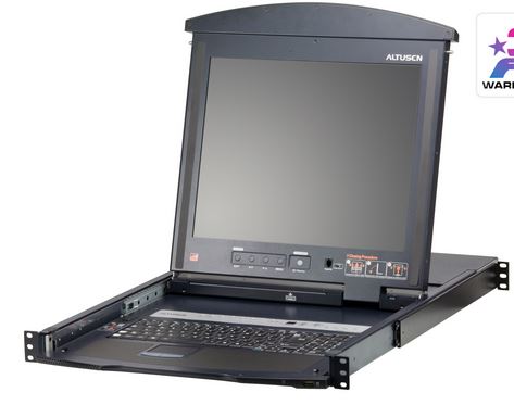 Aten KVM/TFT  8-fach,19" 1HE,incl.KVM/TFT 19",Deutsch,Black, HDMI/VGA/USB/PS_2/RJ45 Aten KVM/TFT  8-fach,19" 1HE,incl.KVM/TFT 19",Deutsch,Black, HDMI/VGA/USB/PS_2/RJ45