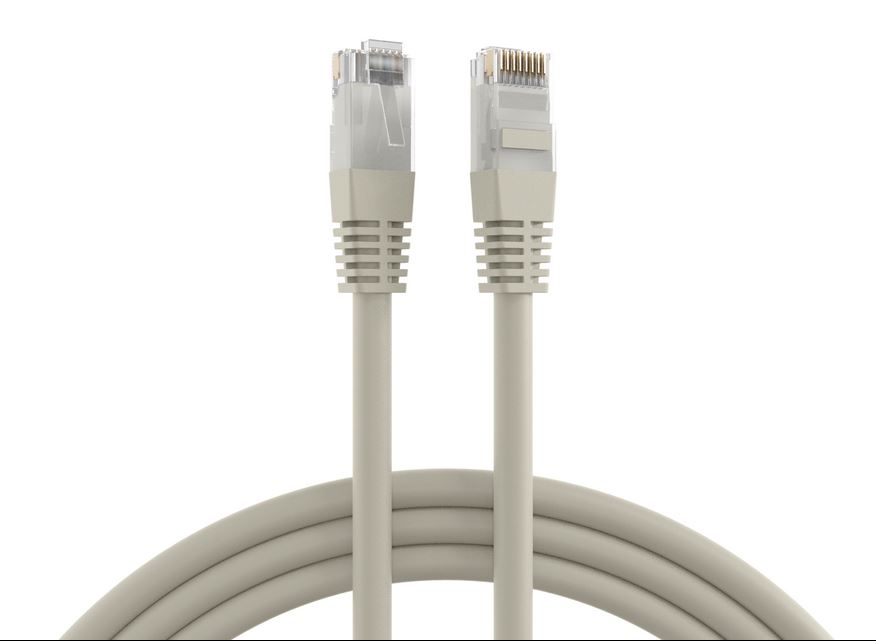 Patchkabel RJ45, CAT6 250Mhz, 15m grau, UTP(U/UTP); PVC, CCA,