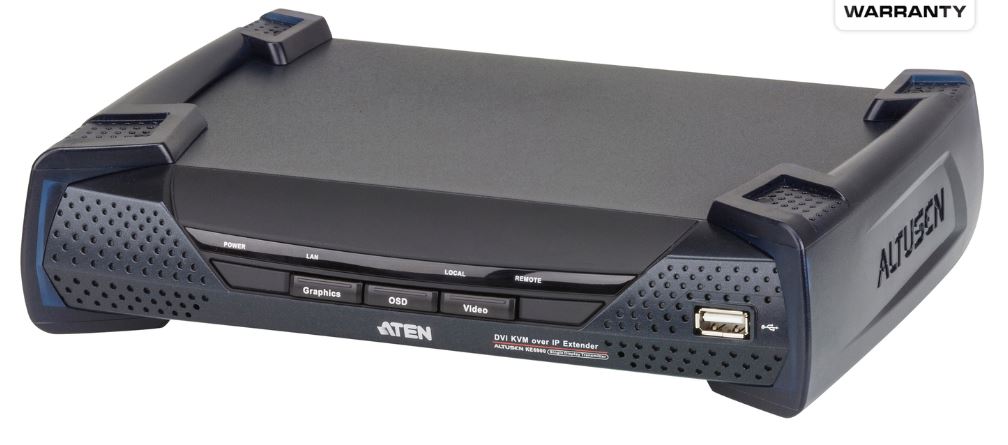 Aten KVM-Extender, over IP, nur Empfänger, DVI, ( Receiver only)