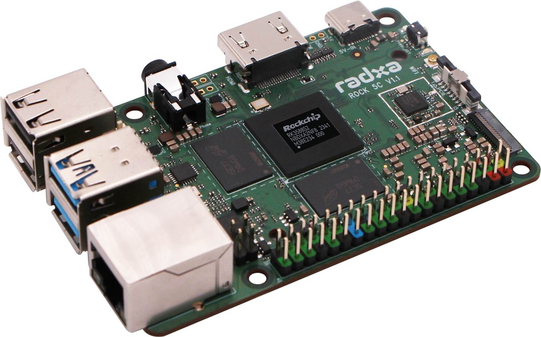 Radxa Rock 5C RK3588S 4GB LPDDR4 RS131-D4R26 Radxa Rock 5C RK3588S 4GB LPDDR4 RS131-D4R26