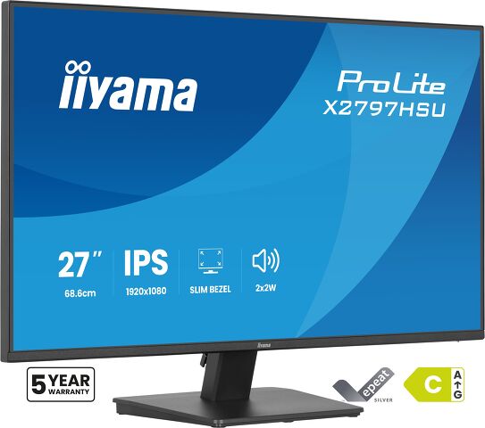 TFT  27,0"/68,6cm iiyama ProLite XU2792HSU *schwarz* 16:9