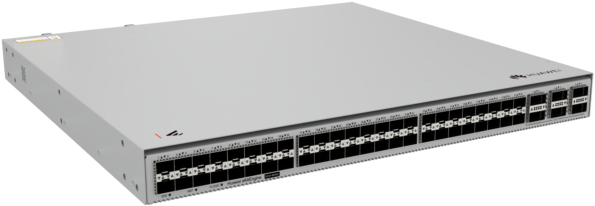 Huawei Core Switch Full Managed L3 54 Port • 48x SFP • 6x QSFP • 19 " • IStack • WAC • S630-48X6Q • EKit