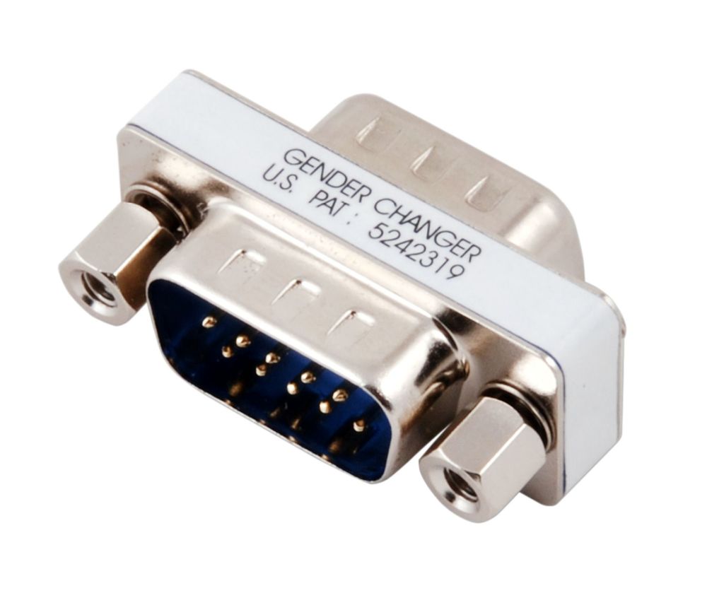 Adapter Gender Changer, D-Sub  9pol.Stecker/D-Sub 9pol.Steck