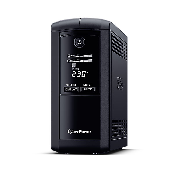 CyberPower USV, Value Pro-Serie,  700VA/390W, Line-Interactive, USB/RS232, LCD, CEE7-Schutzkontakt CyberPower USV, Value Pro-Serie,  700VA/390W, Line-Interactive, USB/RS232, LCD, CEE7-Schutzkontakt