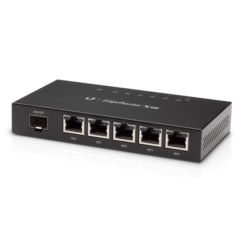 Ubiquiti EdgeRouter X, 6-port Gigabit Router, 1x SFP In, pas