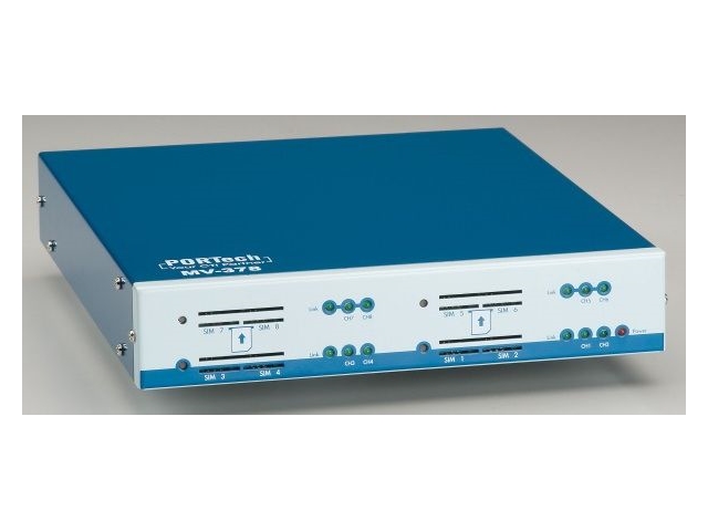 Portech GSM/UMTS - VoIP Gateway  8x SIM / 1x LAN MV-378-4G