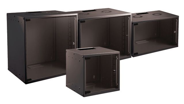EFB Elektronik WGB-1909TS.60 rack cabinet 9U Wall mounted rack Black