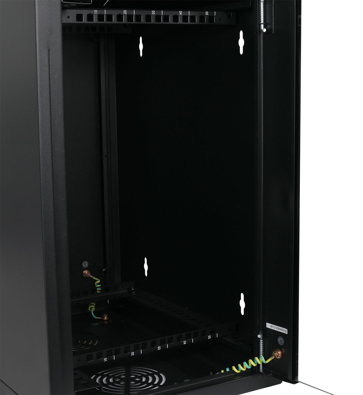 ALLNET 19"Wandgehäuse,  5HE, Vertikal, T370, Schwarz, SMH-Serie,