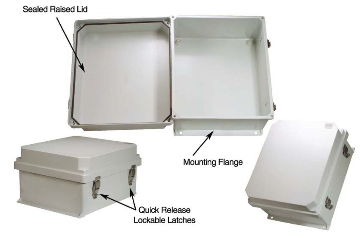 ALLNET Gehäuse outdoor IP66 wetterfest ohne Durchbrüche ALLNET Gehäuse outdoor IP66 wetterfest ohne Durchbrüche