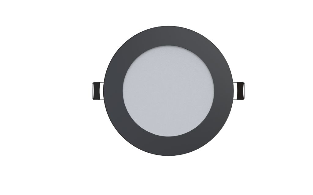 Synergy 21 LED Ultra Slim LED Panel Light V6 6W dual white (CCT) Schwarz 24V