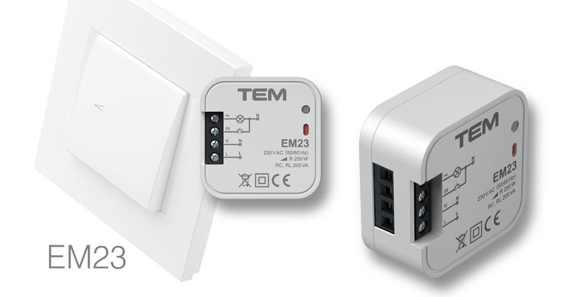 TEM Serie  Ekonomik EINBAUDIMMER R (250 W), (RC,RL 200VA)