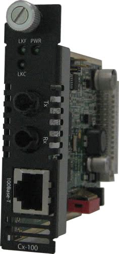Perle CM-100-M2ST2 network media converter Internal 100 Mbit/s 1310 nm Multi-mode