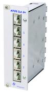 TelegäRtner Mini-Verteiler 6xRJ45 CAT6A 3 HE / 8 TE MPD6-HS