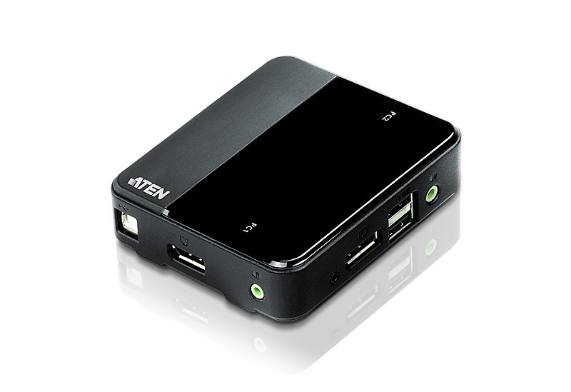 Aten KVM-Switch  2-fach Audio/DP(Displayport), USB, Aten KVM-Switch  2-fach Audio/DP(Displayport), USB,