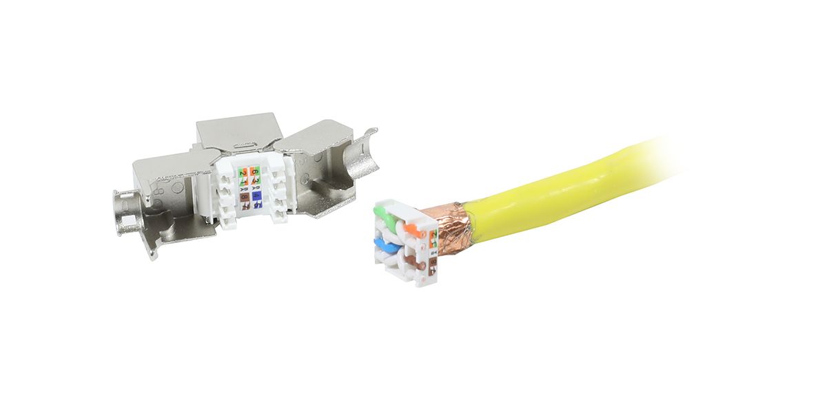 Keystone, Modul, TP-Buchse(RJ45), CAT8.1 class I, 2000MHz, Slim-line/Short, GHMT certification, Synergy 21,