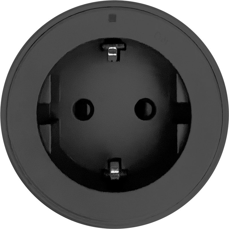 Synergy 21 MODULRAIL Steckdosenmodul Type F Black (Schutzkontakt)
