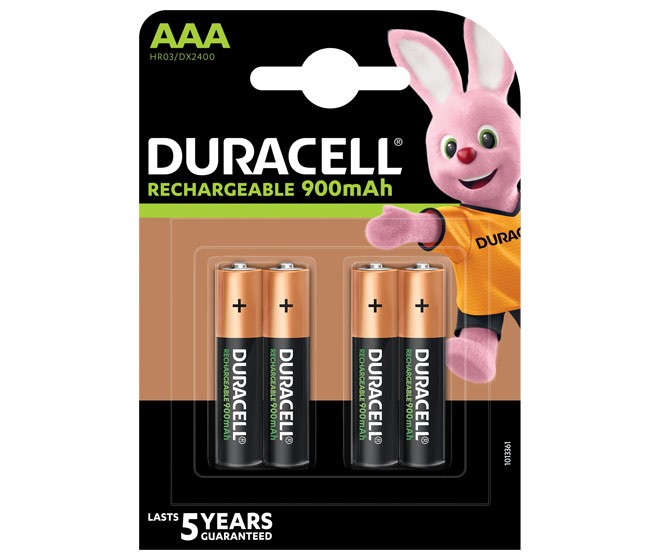 Batterie Akku wiederaufladbar AAA 1,2V (HR03) *Duracell* StayCharged - 4er-Pack Batterie Akku wiederaufladbar AAA 1,2V (HR03) *Duracell* StayCharged - 4er-Pack