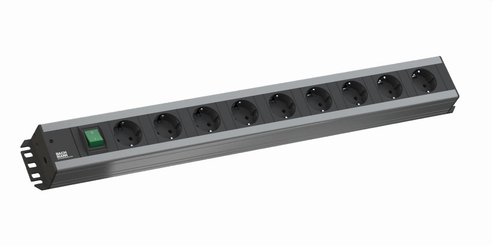 BACHMANN Handwerkerleiste 9x Safety Contact Switch 2m