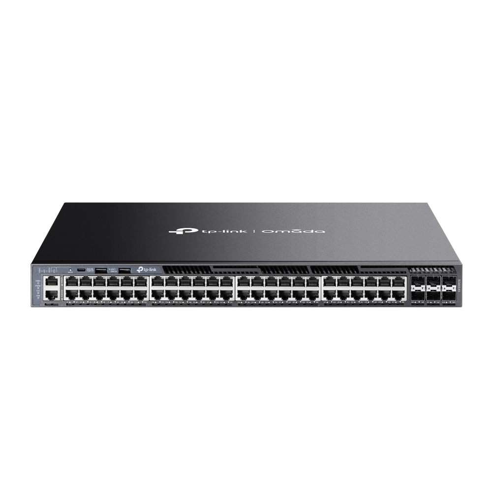 TP-Link Switch full managed Layer3 54 Port • 48x 1 GbE • 6x SFP+ • 19” • Omada • TL-SG6654X
