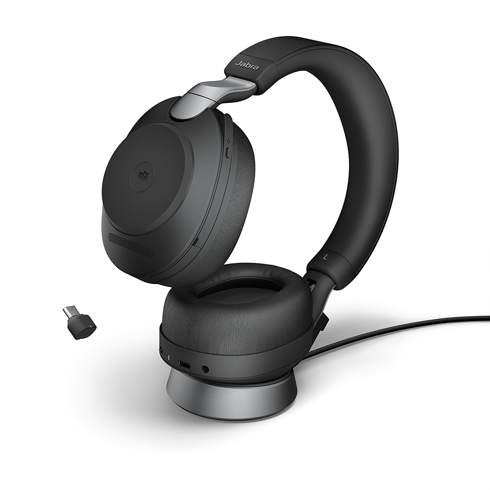Jabra Evolve2 85 - Link380c MS Stereo Stand, Black