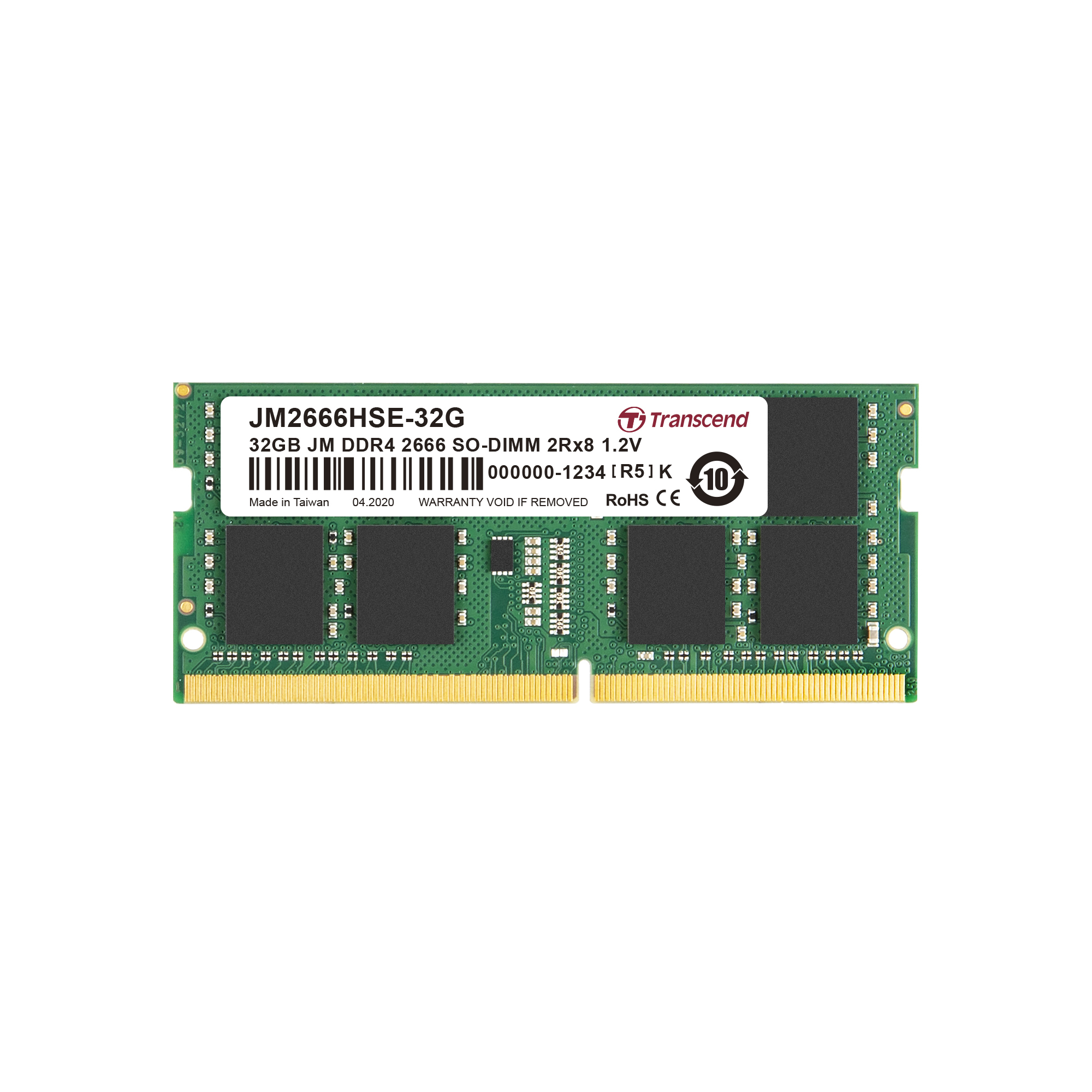 MEM So-DIMM2666 DDR4 32GB Transcend JetRam MEM So-DIMM2666 DDR4 32GB Transcend JetRam