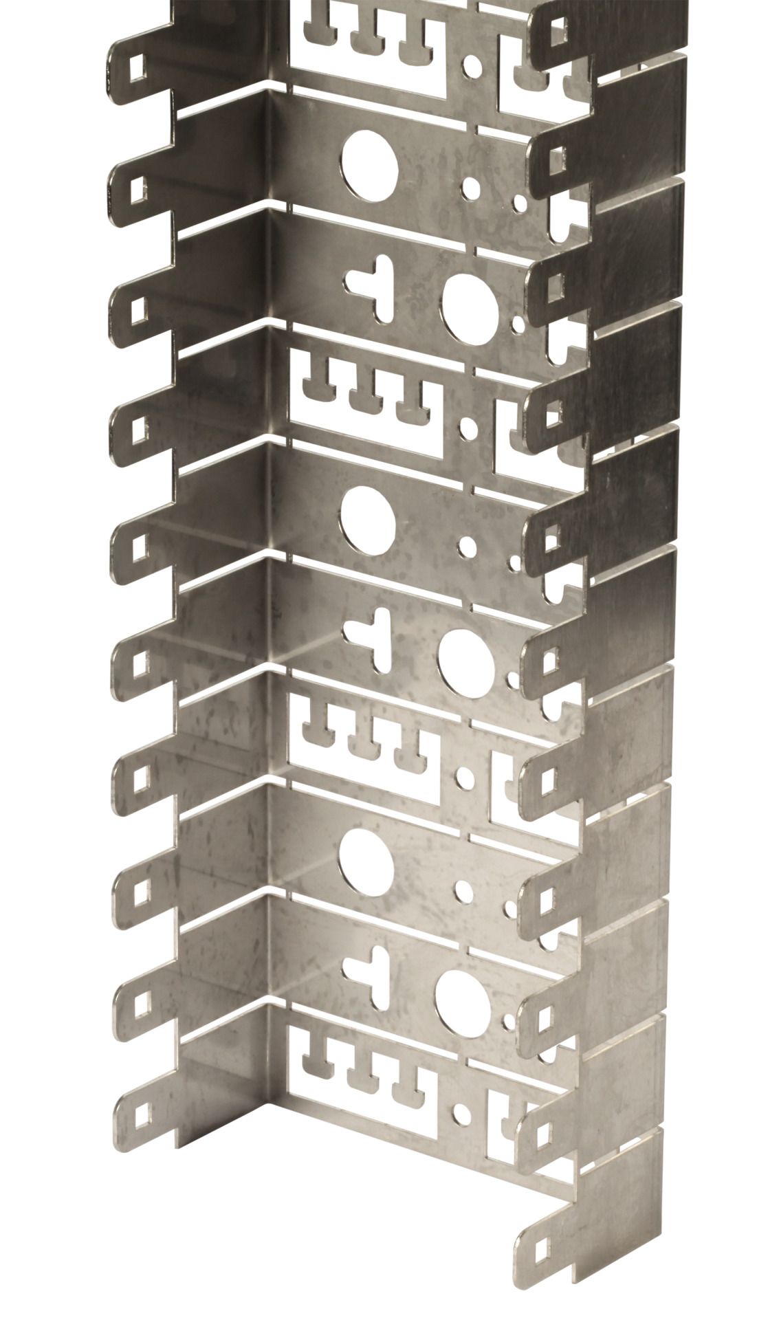 LSA+ TK Montagewanne universal, 50 Module(2/10 zu 10DA), T=30mm, R=25mm,