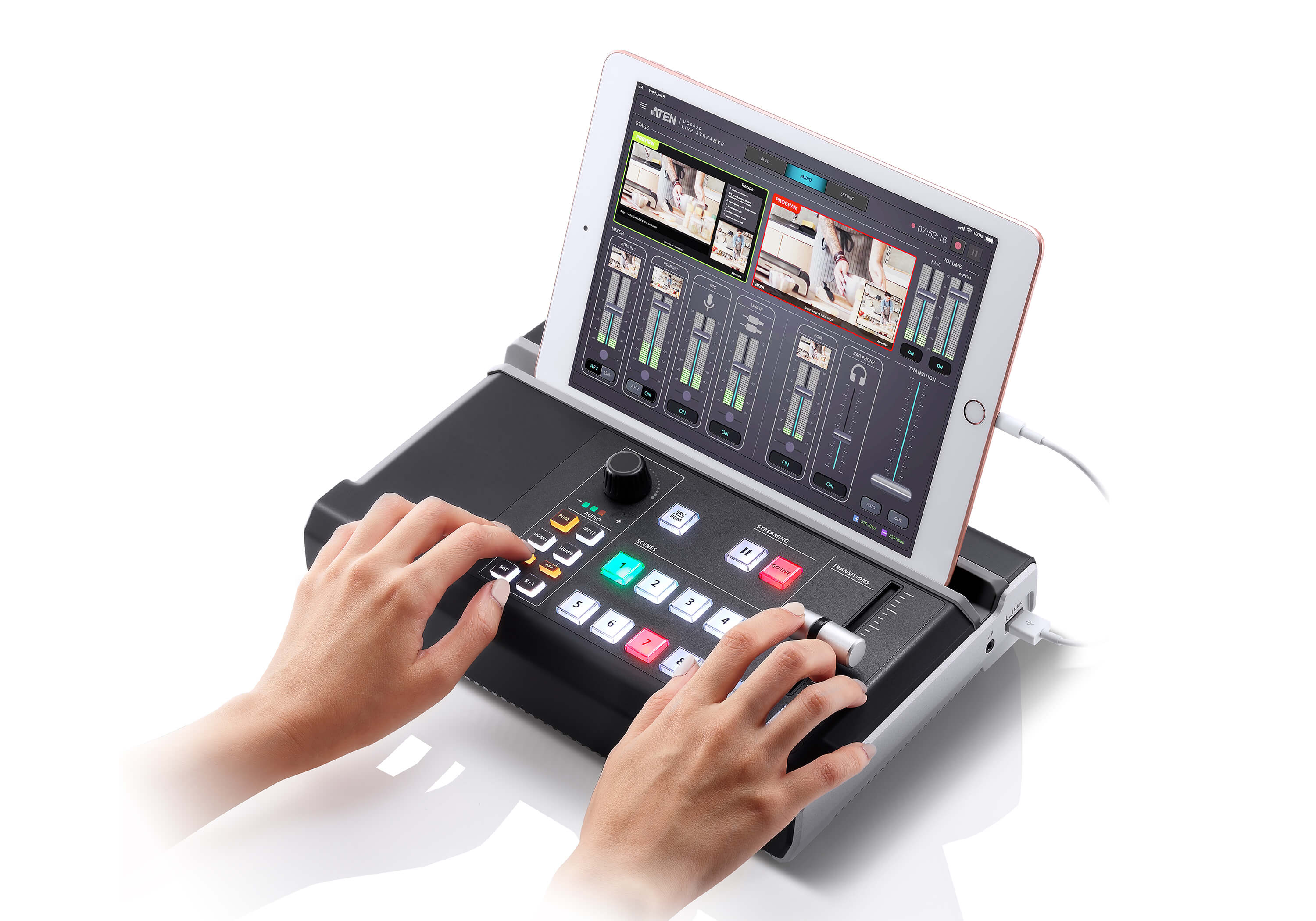 ATEN StreamLIVE HD Multi-Channel AV Mixer
