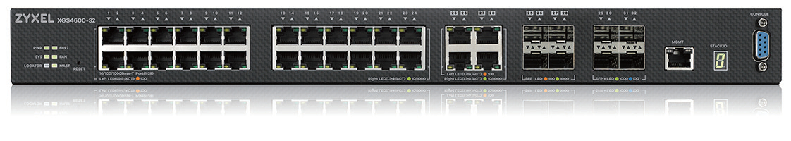 Zyxel XGS4600-32 Managed L3 Gigabit Ethernet (10/100/1000) Black