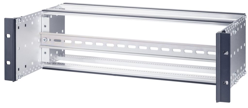 Microsens 19 " Profil Mit DIN-Tragschiene 4HE, MS140819-V2