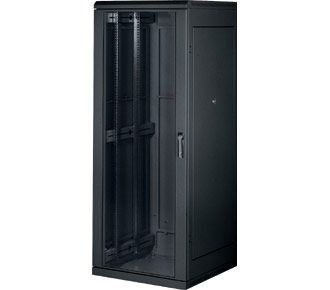 Triton 19 "Schrank 22HE, B600/T 900, Schwarz, Bis 800Kg