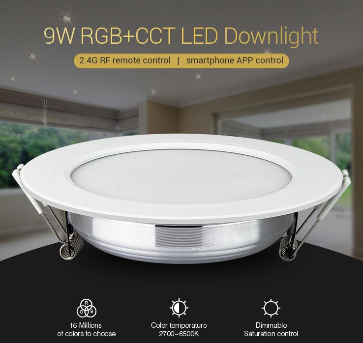 Synergy 21 LED Panel Rund  9W RGB-WW (RGB-CCT) mit Funk und WLAN *Milight/Miboxer* Synergy 21 LED Panel Rund  9W RGB-WW (RGB-CCT) mit Funk und WLAN *Milight/Miboxer*