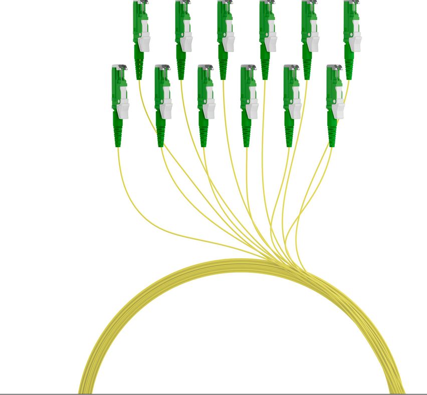 LWL-Pigtail-E2000(APC 8Grad), 9/125u,2mtr.Monomode