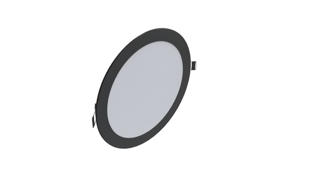 Synergy 21 LED Ultra Slim LED Panel Light V6 15W SWW/WW/NW (3CCT) Schwarz 24V