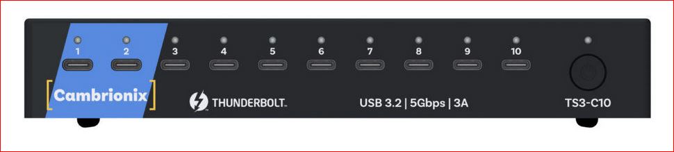 Cambrionix TS3-C10 / ThunderSync3-C10 Cambrionix TS3-C10 / ThunderSync3-C10