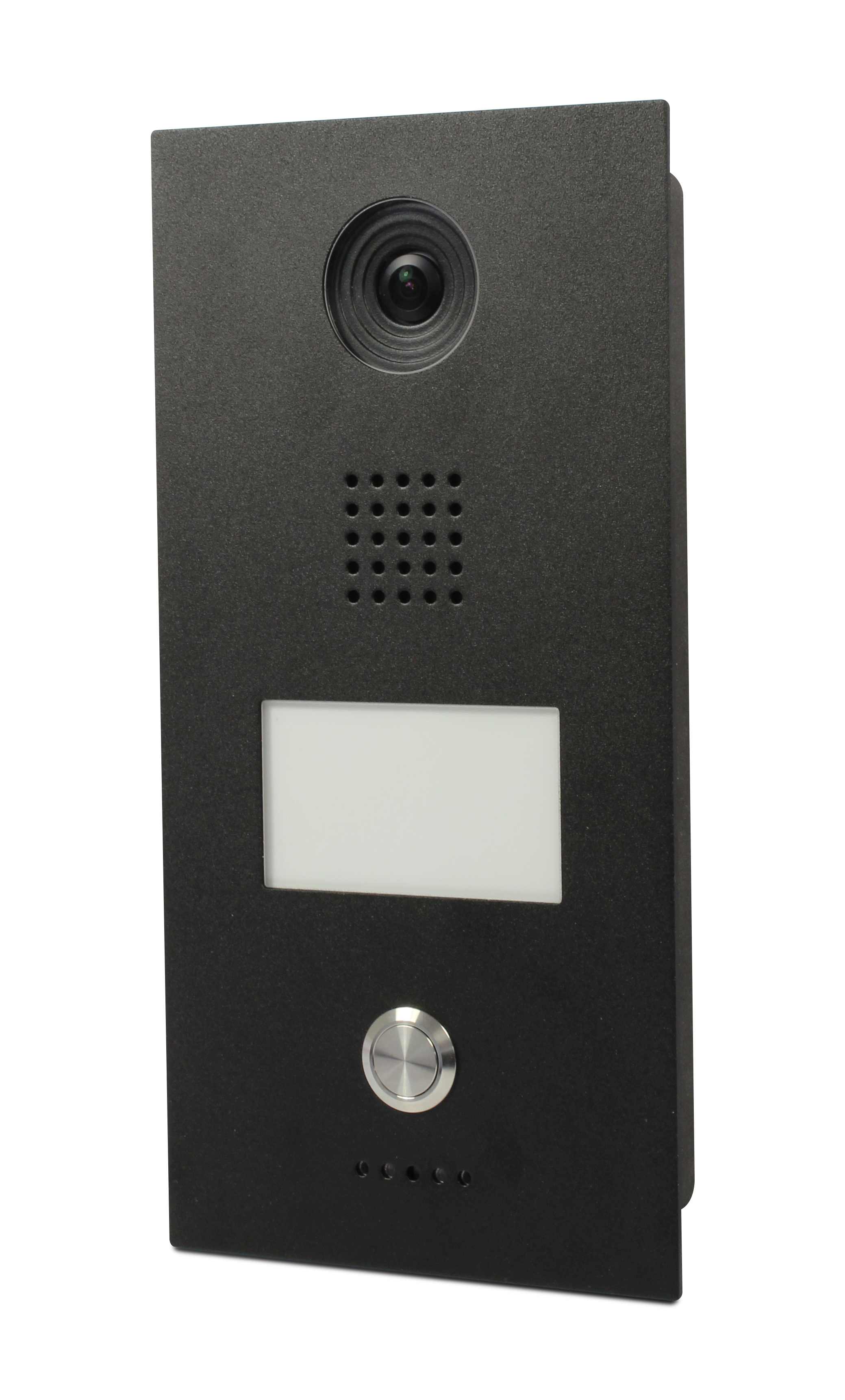 Wantec MONOLITH C IP Vision "Blackline " 1T TüRsprechstelle Mit 1 Taste
